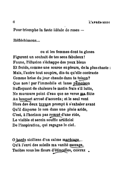 L'après-Midi D'un Faune | Stéphane Mallarmé