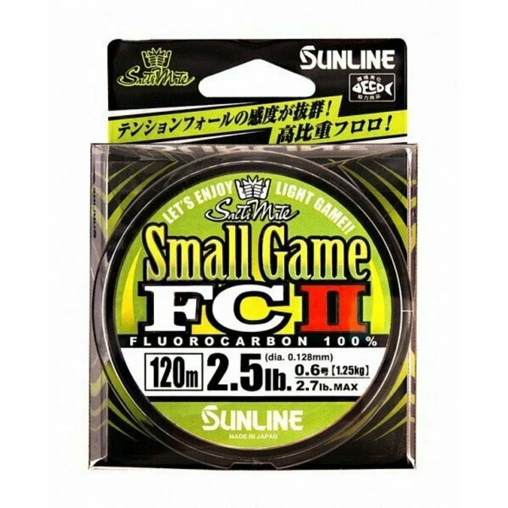 Леска для рыбалки SUNLINE SWS Small Game FC II 120м #0.5 2lb