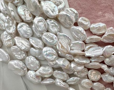 Жемчуг овальный барочный 13-18мм (1шт)