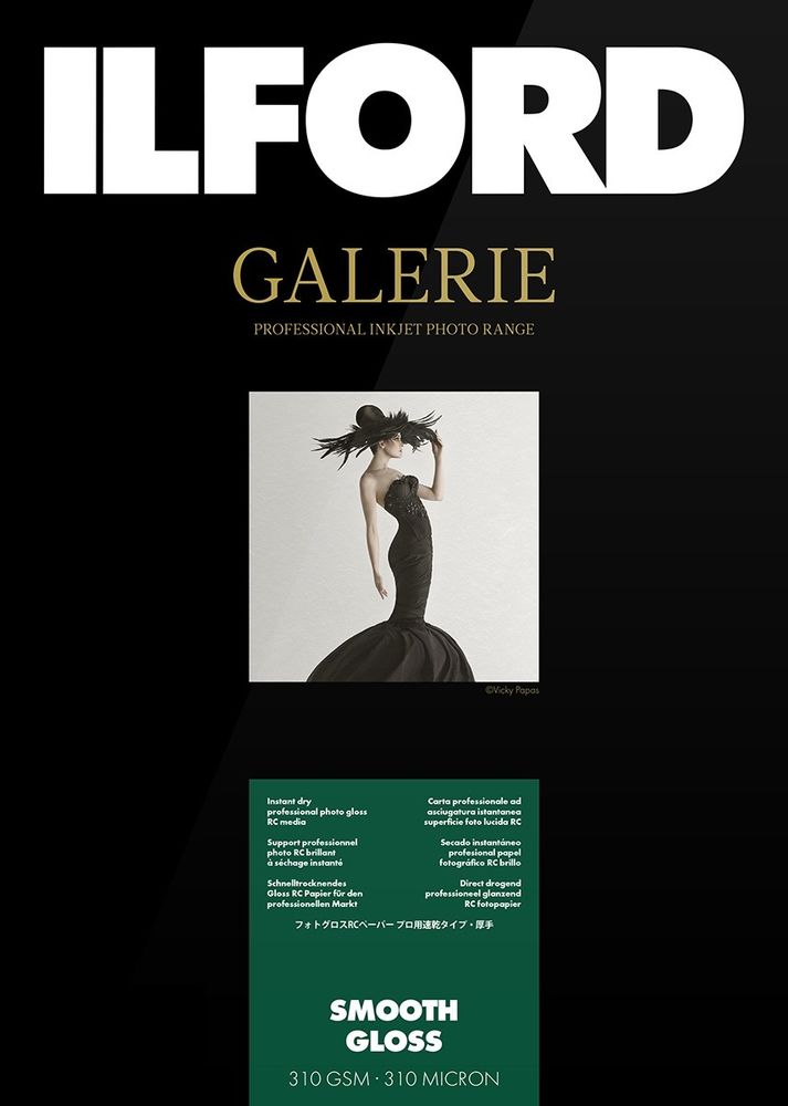 Фотобумага ILFORD Galerie Smooth Gloss, 250 листов, A4 - 210мм x 297мм (GA5816210299)