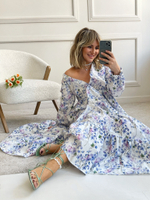 Платье-ярусы миди 8