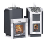 Дровяная печь для бани ЕРМАК 30 ЛЮКС (Чугун)