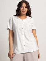 Блуза Петуния (белая) Б15945-20М LT Collection