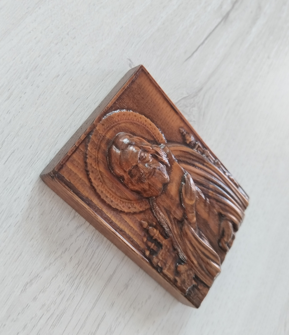 Деревянная икона Серафим Саровский