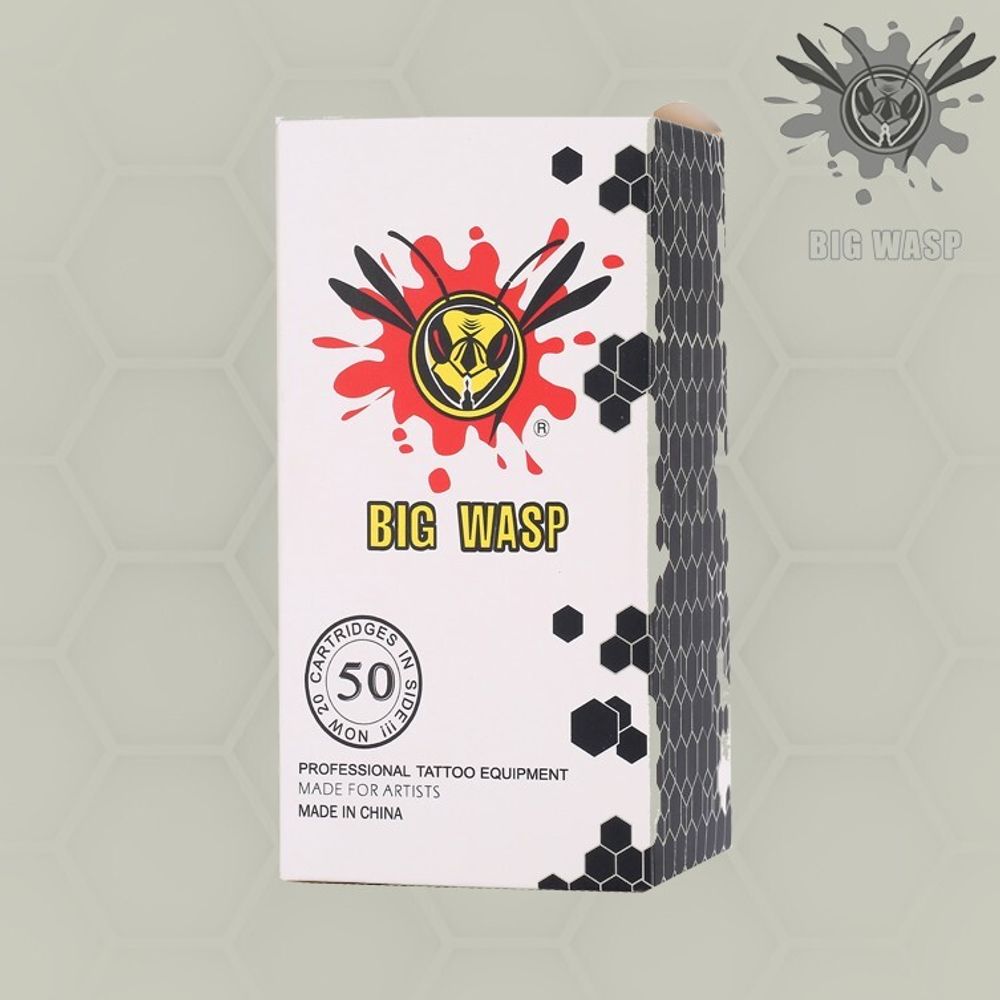 30/3RLLT BIG WASP Картриджи для перманентного макияжа и тату 20 шт.