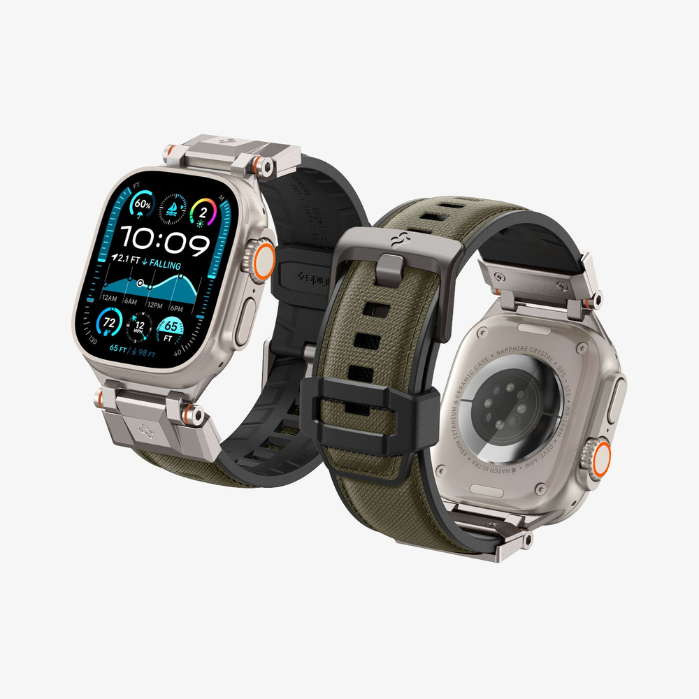 Ремешок Spigen DuraPro Armor, Apple Watch 49mm/46mm/45mm/44mm - military green