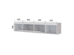 Гостиная Мэнкс Тумба для ТВ, МГТ-2, (Белый) МФ Микон