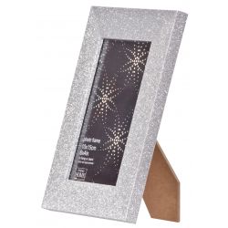 Innova PI00246 фоторамка 13*18cm Glitter , серебро, МДФ | Innova