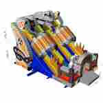 Коммерческий надувной батут «Робот» 8x6x6.5 м