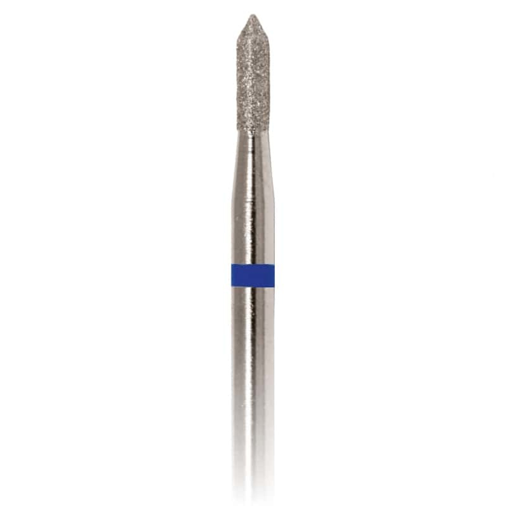 Фреза алмазная Цилиндр заостренный, 27 мм, синяя