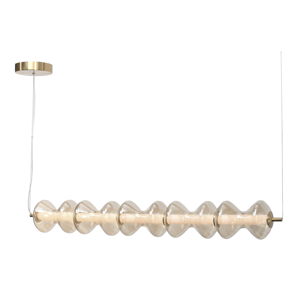 Светильник светодиодный, золотистый, коньячный, LED, 28
