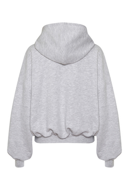 Толстовка на молнии Светло-серый меланж