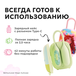 Вибратор 2в1 BeYourLover Magic Suitcase с бесконтактным клиторальным стимулятором