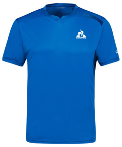 Теннисная футболка Le Coq Sportif Training Short Sleeve 24 - lapis blue