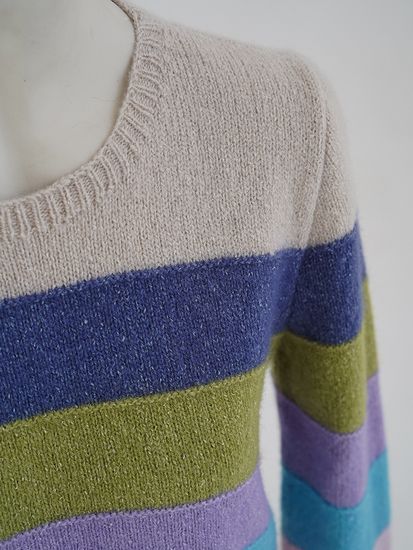 Свитер "Глазго" из пряжи Supersoft Knoll Yarns