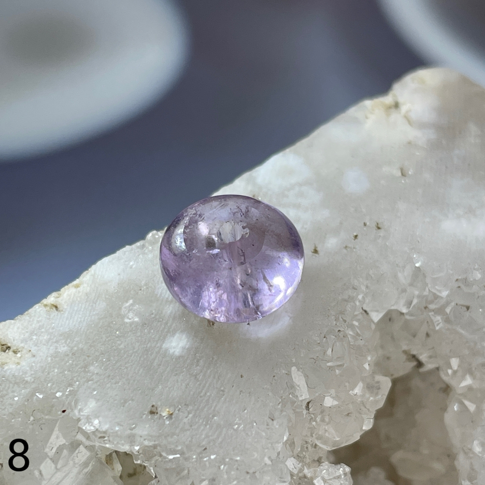 59429 Аметист Бусина шайба 6*10мм-23