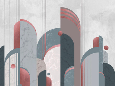 Дизайнерские обои Wall Street Deco