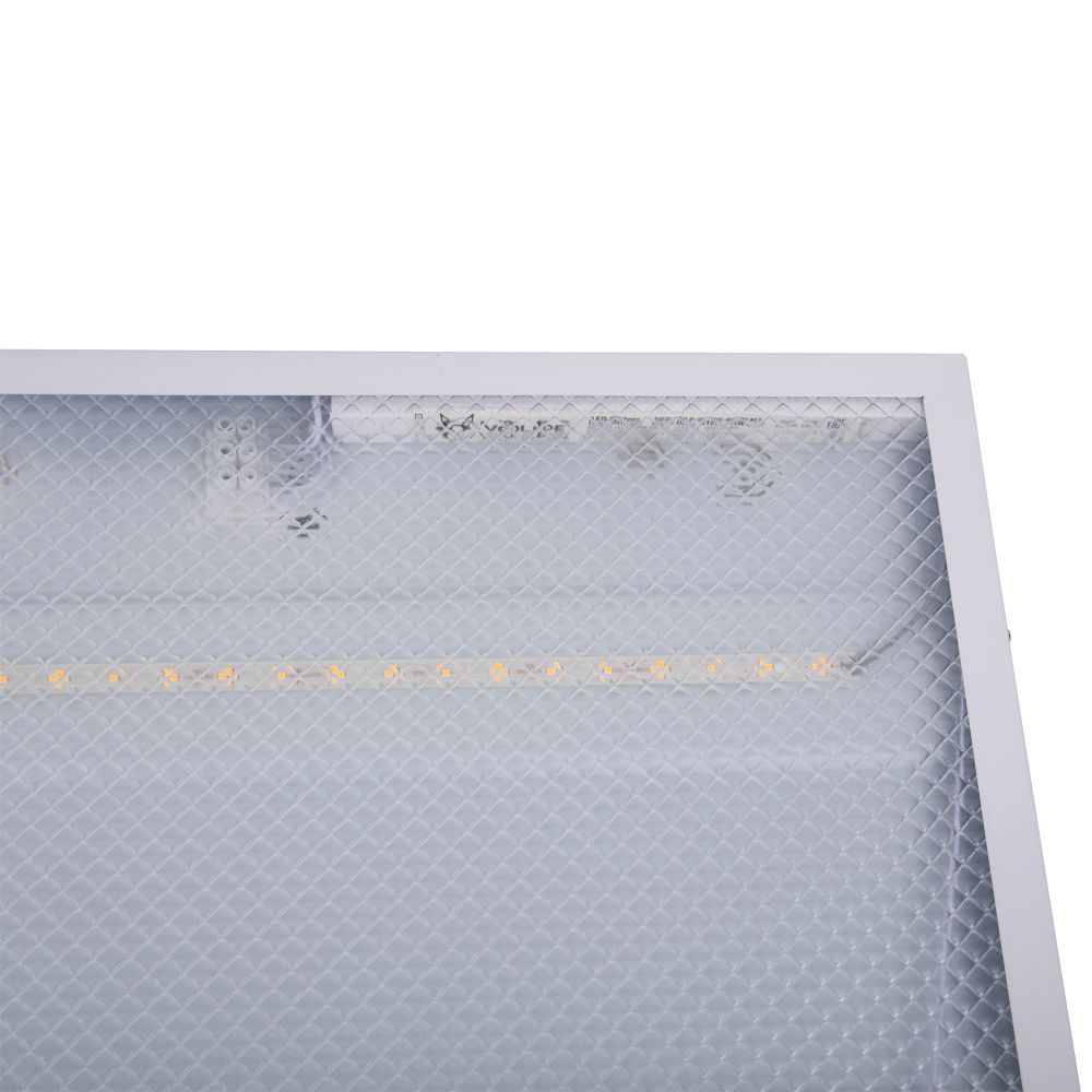 ULP-Q105 6060-45W-6500K WHITE Светильник светодиодный потолочный универсальный. Дневной свет 6500K. Рассеиватель призма. Встроенный и-п. Корпус белый. ТМ Volpe