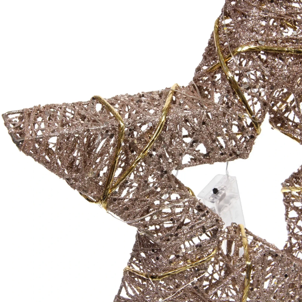 Сувенир с подсветкой «Звёздное небо» 35 см (батарейки 2 AA), Золото (свечение-теплый белый)