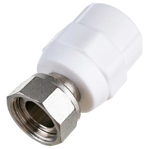 Соединитель РОСТерм PPR с накидной гайкой 25х3/4