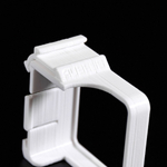 Крепление боковое для реле Aubess на динрейку Тuya Аubess Mini Smart Switсh, белое