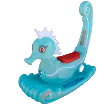 Парковый электромобиль «Морской конек», синий