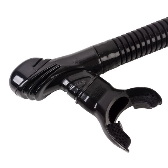 Трубка Scorpena K2 c двумя клапанами прямая черная