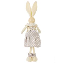 GAEM Игрушка набивная "Заяц/Зайка", L11 W10 H43 см, 2в.