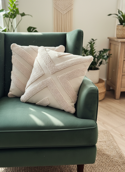 Декоративная наволочка в бохо стиле