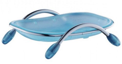 208-4 Мыльница пластик (синяя) РОТАТО  (60/1шт)