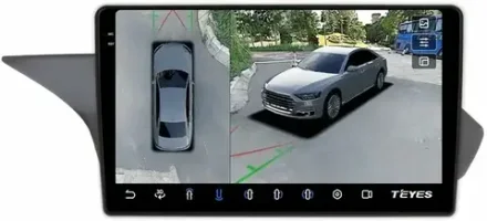 Магнитола Mercedes-Benz E-класс W212 седан 2012-2015 NTG 4.5 (рамка 10) - Teyes CC3-2K-360 на Android 10, 2K QLED, 6Гб+128Гб, CarPlay, 4G SIM-слот, 4 камеры в комплекте