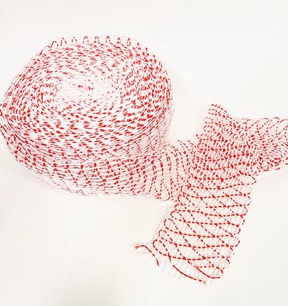 Сетка эластичная Классик, 100 х 36, белая-красная, 3,5 м