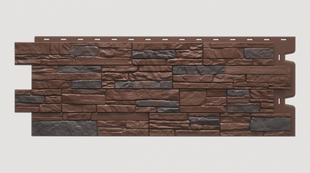 Фасадная панель Docke STEIN Темный орех 1098*400мм 0,44м2
