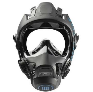 Полнолицевая маска Oceanreef Neptune III со 2-ой ступенью черный