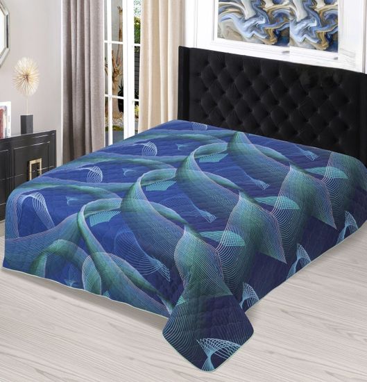 Покрывало-одеяло стеганное Мёбиус поплин 150x215 см