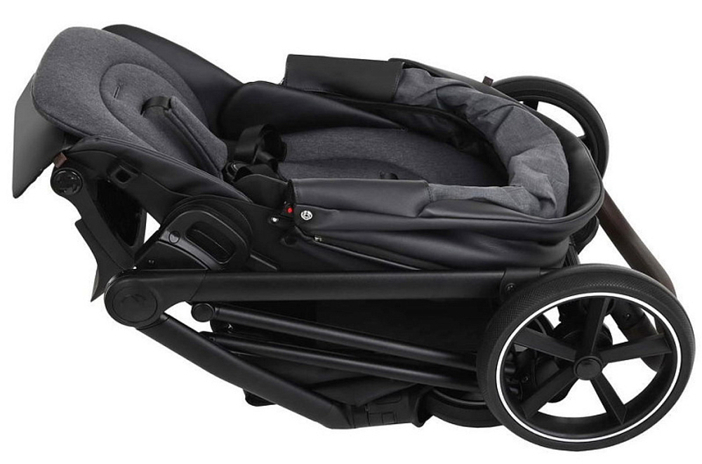 Детская коляска Roan Sol 3 в 1 с автокреслом Avionaut Silver Black RSL/1011 Cloud Grey