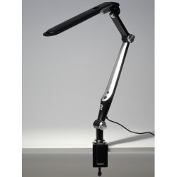 Настольный светильник ЭРА NLED-496-12W-BK светодиодный на струбцине черный