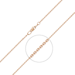 Браслет из красного золота с алмазной гранью (плетение «Якорное»)