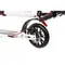 Складной двухколёсный самокат Micar Storm Pro 200 мм с двумя амортизаторами и ручным дисковым тормозом, белый