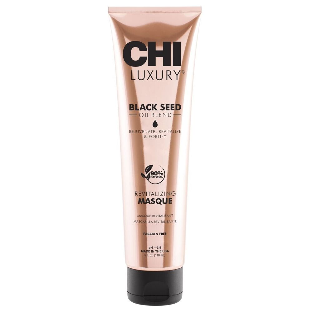 CHI Luxury Black Seed Маска оживляющая для волос с маслом семян черного тмина, 148 мл