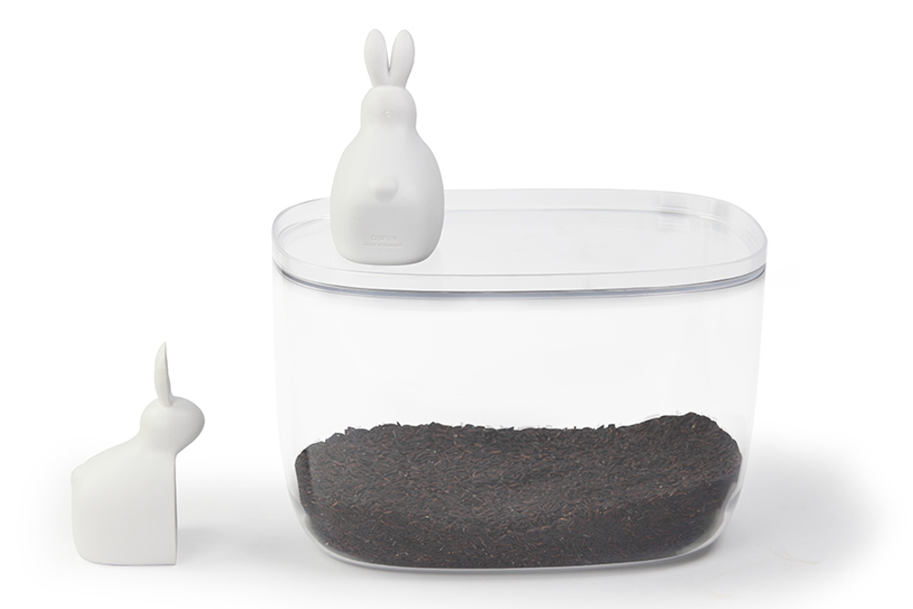 Контейнер с мерной ложкой 7л Qualy Bella Bunny