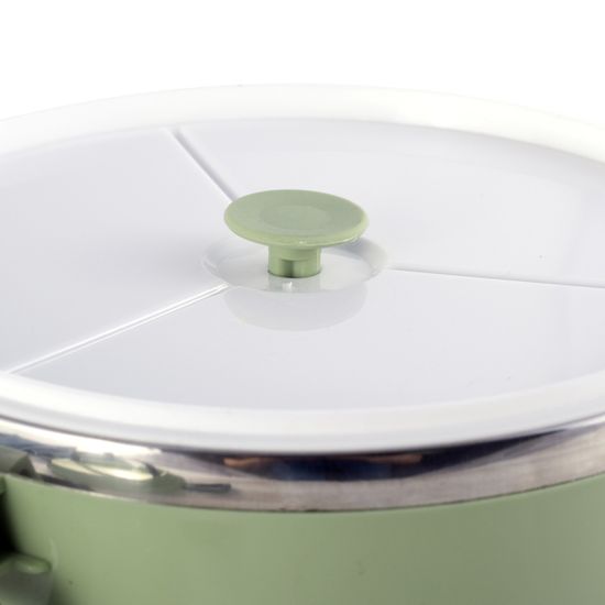 Ланч бокс тройной 2400 мл. Kamille KM-2137 пластик, нержавеющая сталь