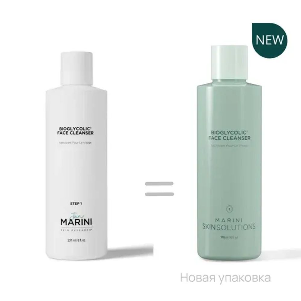 Jan Marini BIOGLYCOLIC® FACE CLEANSER Очищающая эмульсия на основе гликолевой кислоты для выравнивания тона и рельефа кожи. Объем: 178 мл