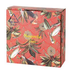 Подсвечник-шкатулка декоративная "Casablanca"12*4см (фарфор,воск) (подарочная упаковка)