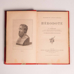 Антикварное издание трудов Геродота (HERODOTE)