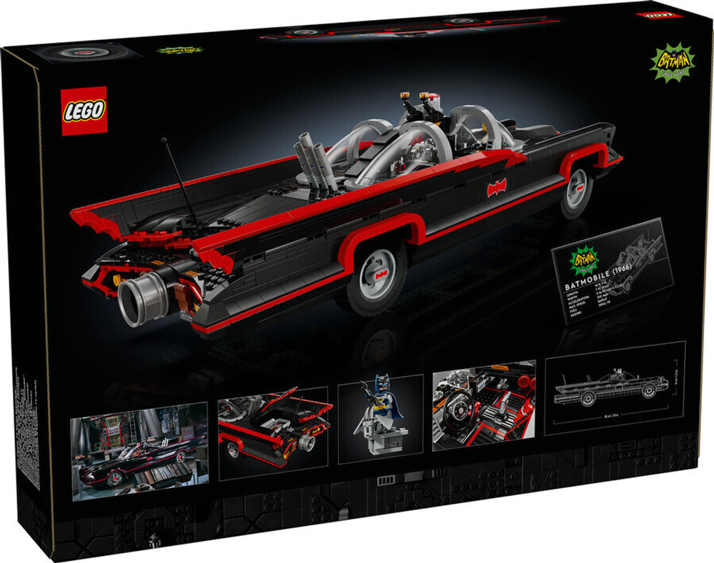 Конструктор LEGO DC Batman 76328 Бэтмобиль из классического сериала