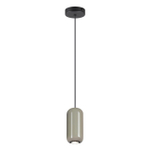 5053/1D PENDANT ODL24 375 черный/серый/металл Подвес GU10 LED 4W OVALI