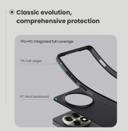Усиленный противоударный чехол от Nillkin для OnePlus 13R, OnePlus Ace 5 и 5 Pro, серия Super Frosted Shield Pro
