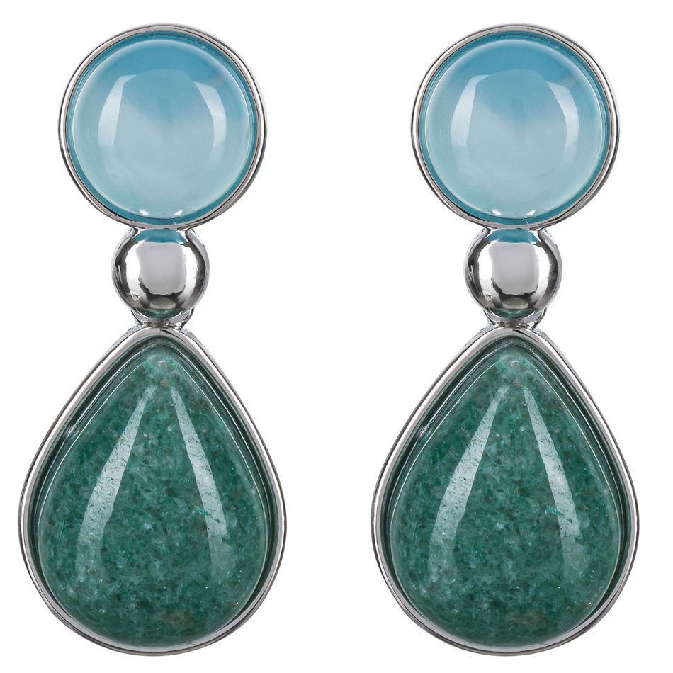 Серьги Possebon Azul, Q.Verde A0738.20.17 S