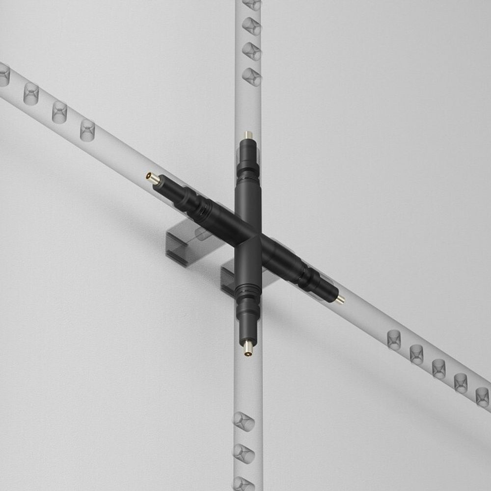 Соединитель X-образный для модульных светильников Maytoni Accessories for system Axity CA008TX-B